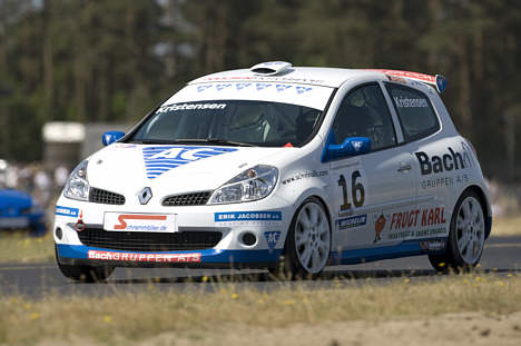 Thue Kristensen var rigtig glad efter weekendes afdeling på Padborg Park, hvor han i begge heat kunne slutte i top 10.